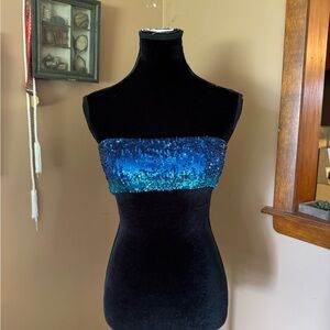 Express Vibrant Blue Tube Top
